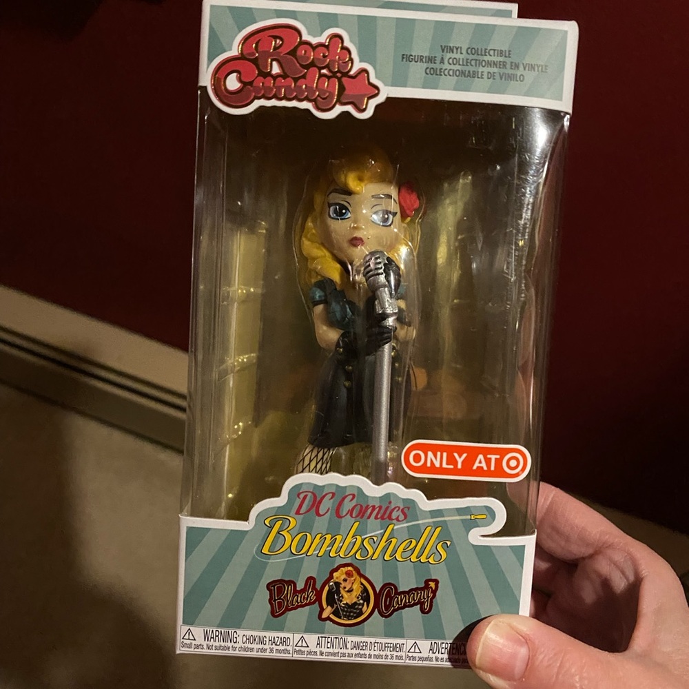 Rock Candy DC Comics Bombshells Black Canary Figure
